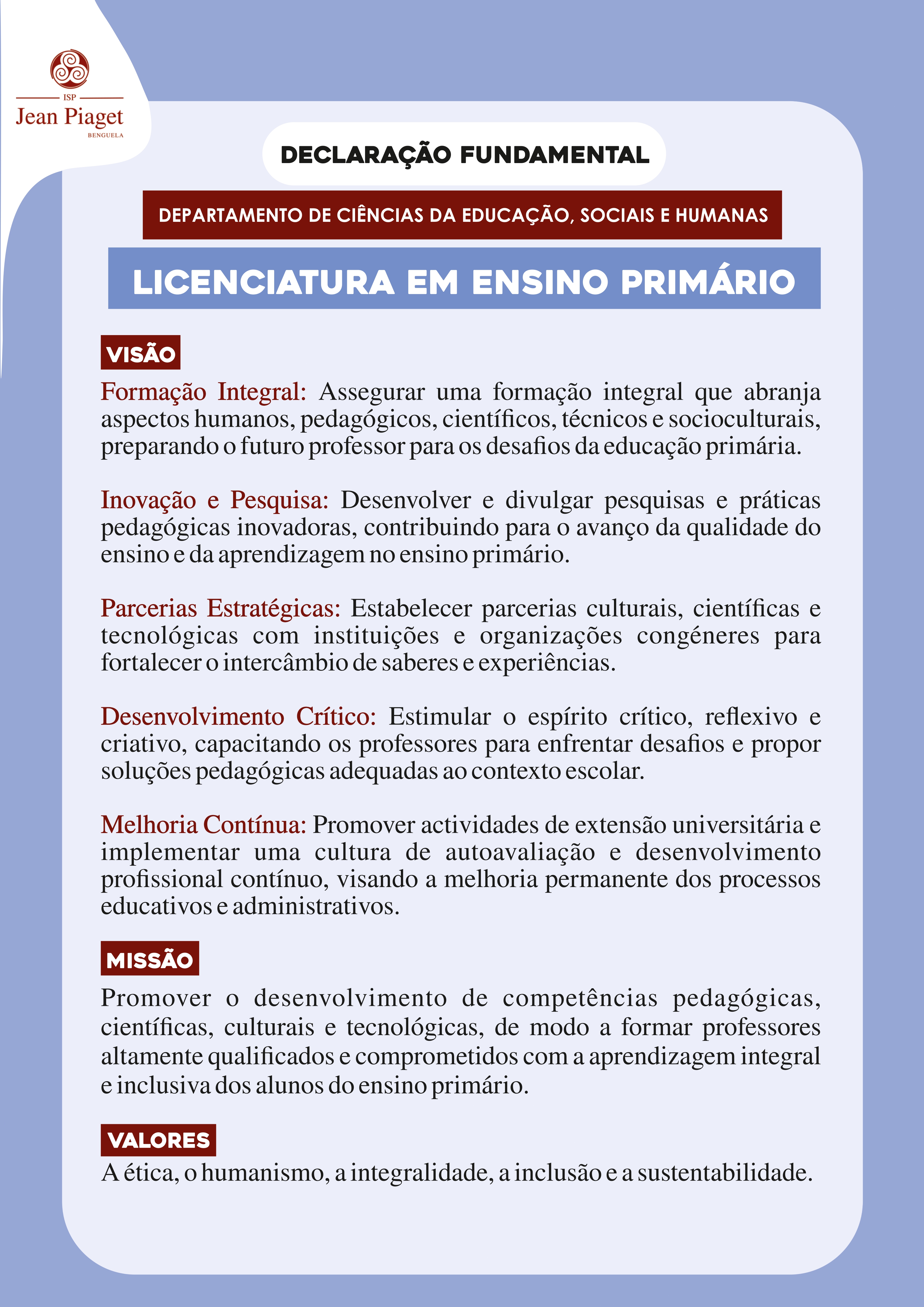 Imagem da Declaração Fundamental