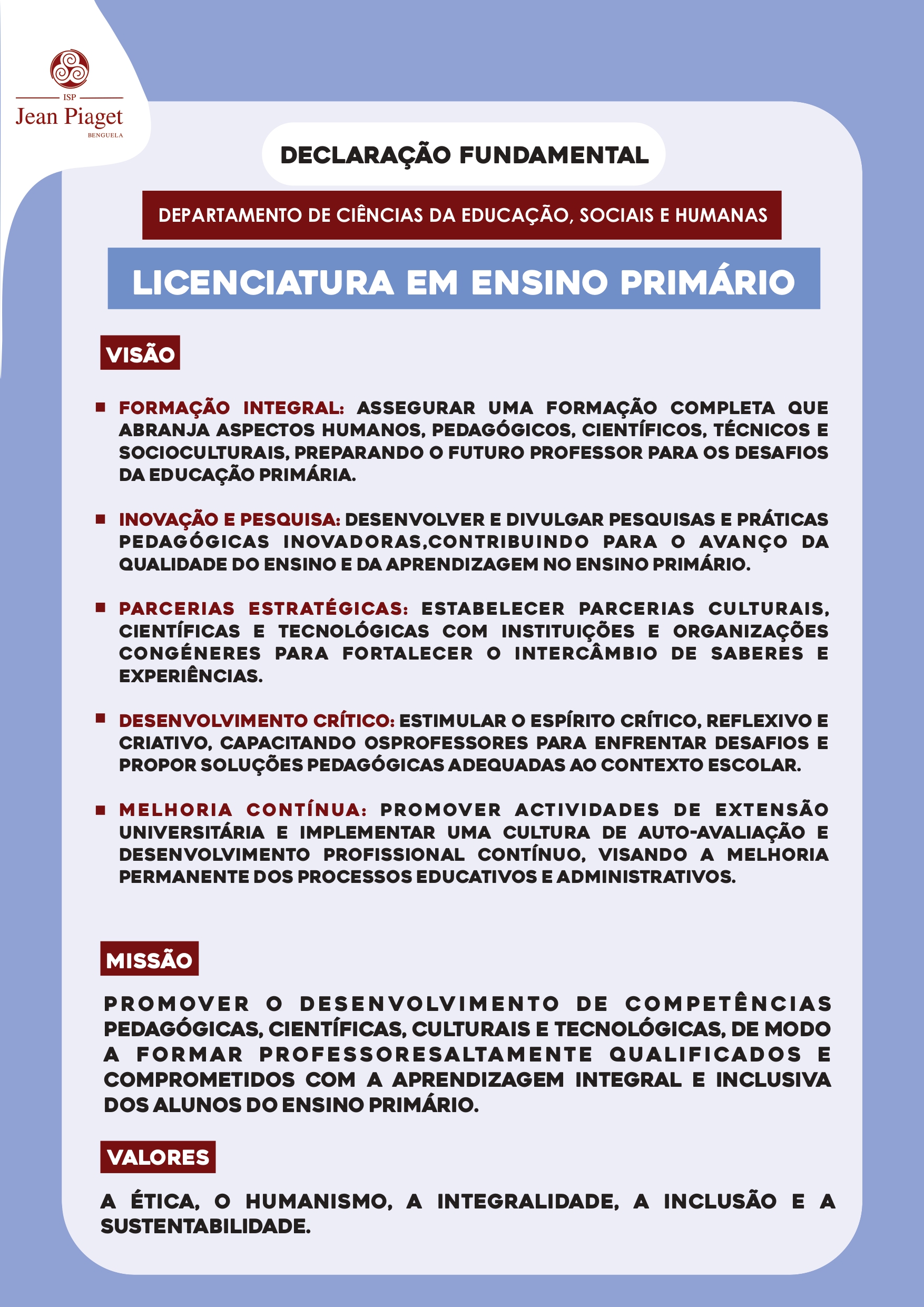 Imagem da Declaração Fundamental