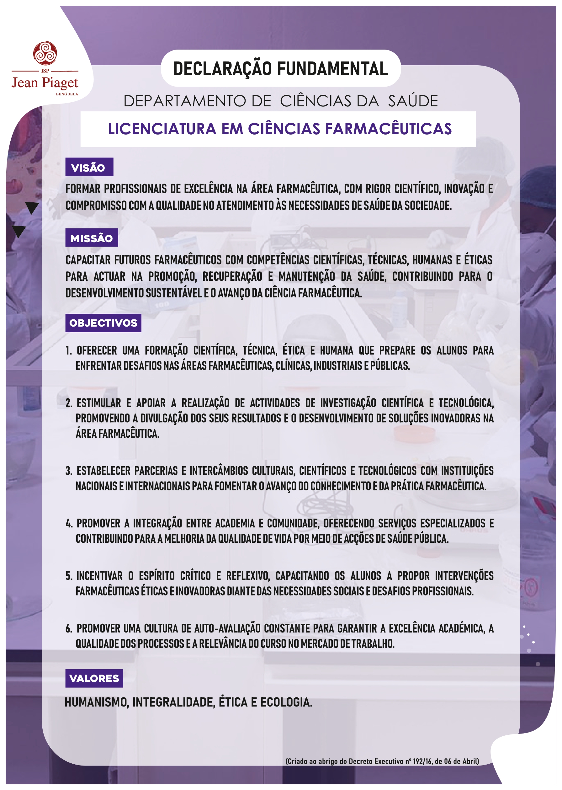 Imagem da Declaração Fundamental